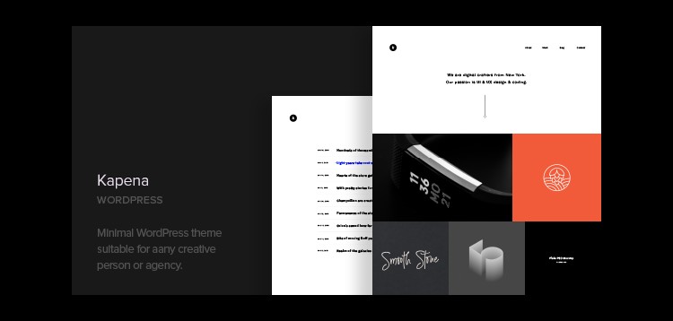 Item cover for download Kapena - Minimal Portfolio WordPress Theme