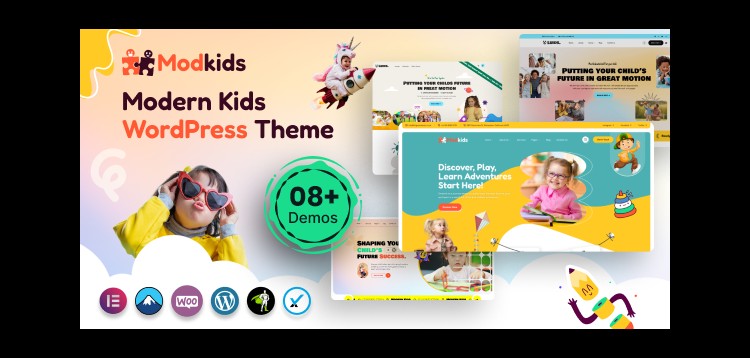 Item cover for download Modkids - Modern Kids WordPress Theme