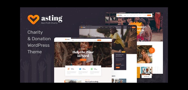 Item cover for download Asting - Charity & Donation WordPress Theme