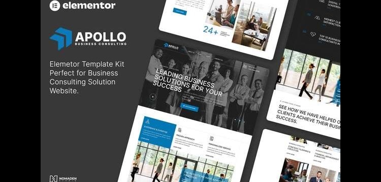Item cover for download Apollo - Business Consulting Elementor Template Kit