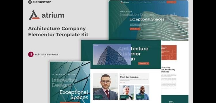 Item cover for download Atrium - Architecture Company Elementor Template Kit