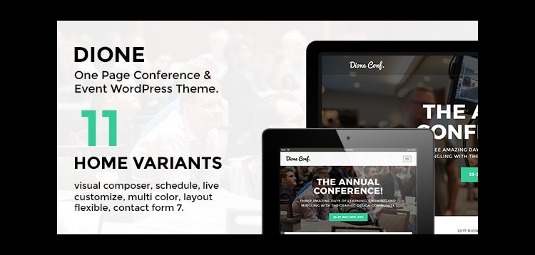 Item cover for download Dione – Conference & Event WordPress Theme