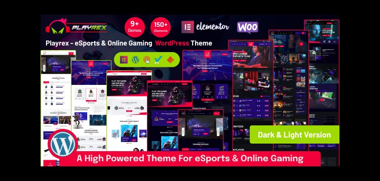 Item cover for download Playrex - eSports & Gaming WordPress Theme