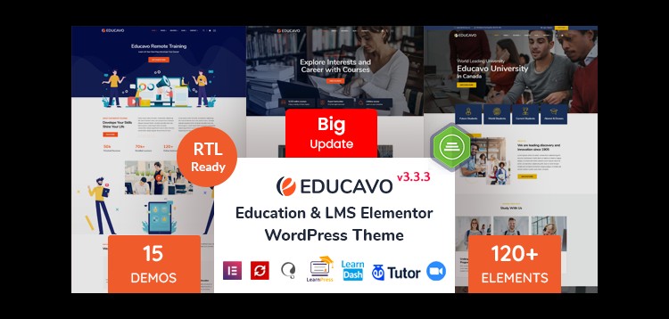 Item cover for download Educavo - Education WordPress Theme