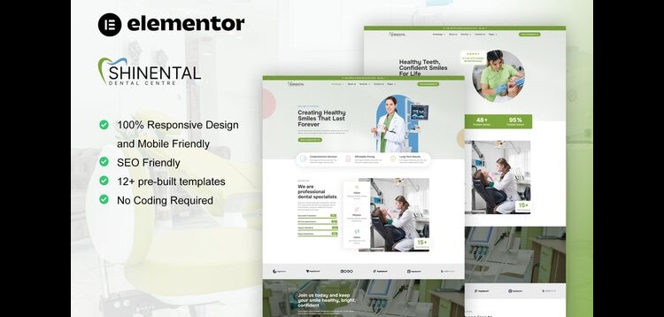 Item cover for download Shinental - Dentist & Medical Clinic Elementor Template Kit