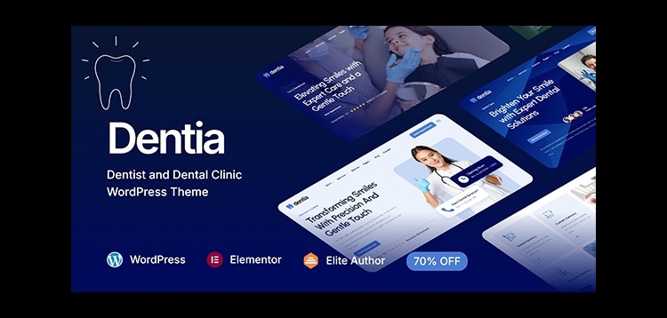 Item cover for download Dentia - Dentist & Dental Clinic WordPress Theme