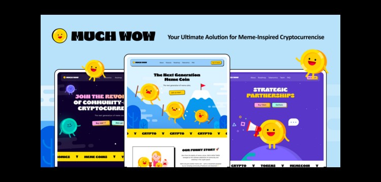 Item cover for download MuchWow - Meme coin ICO and Crypto WordPress Theme