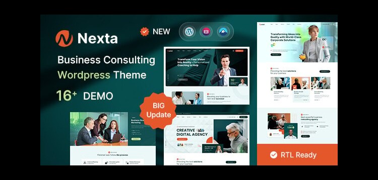 Item cover for download Nexta - Business Consulting Wordpress Theme