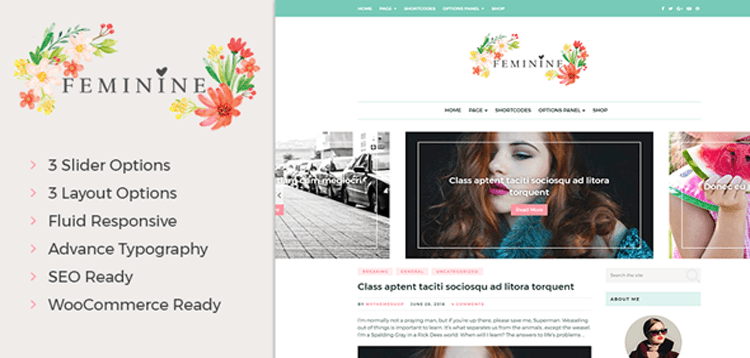 Item cover for download MyThemeShop Feminine WordPress Theme