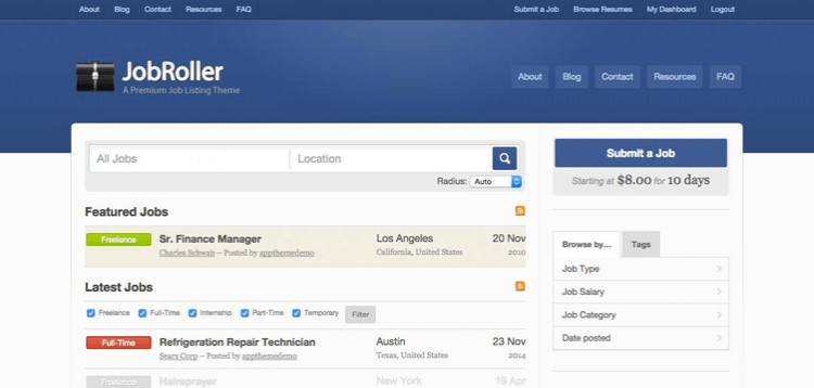 Item cover for download AppThemes JobRoller WordPress Theme
