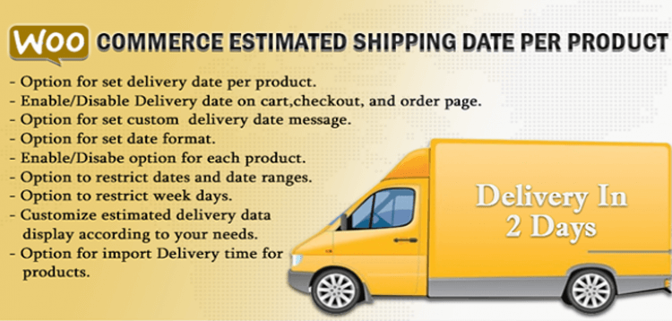 Item cover for download WooCommerce Estimated Shipping Date Per Product