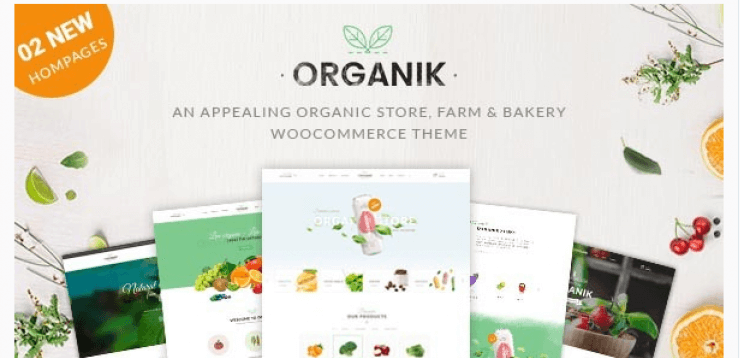 Item cover for download Organik - An Appealing Organic Store, Farm  Bakery WooComerce theme