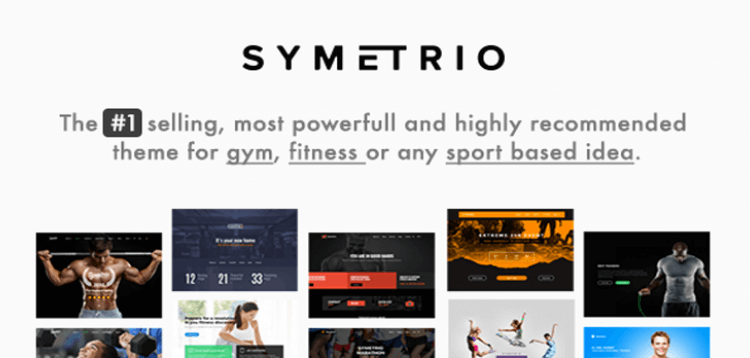 Item cover for download Gym  Fitness WordPress Theme - Symetrio