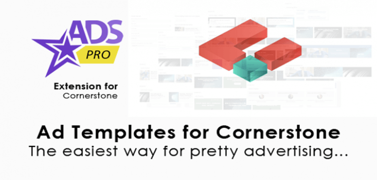 Item cover for download Ads Pro Cornerstone Extension - Ad Templates 