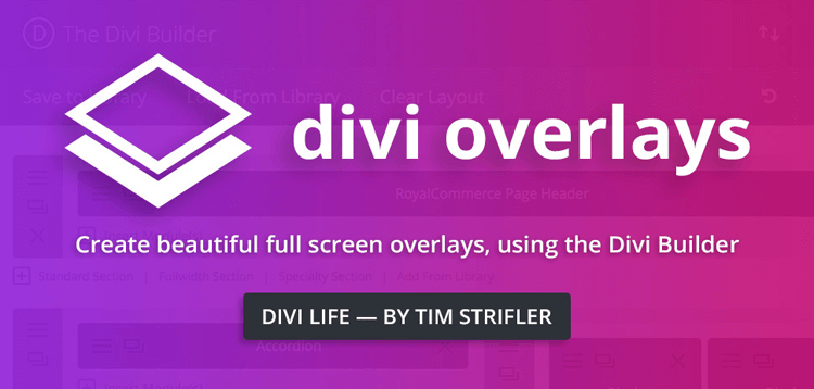 Div overlay. Дива плагин. ACF nulled.