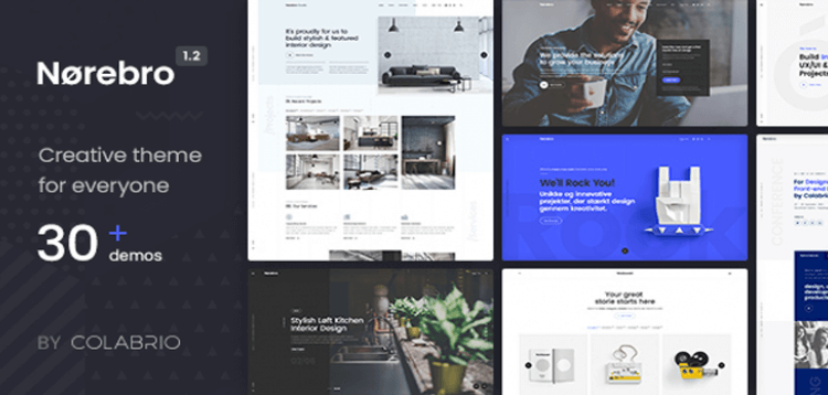 Item cover for download Norebro - Creative Multipurpose WordPress Theme