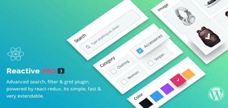 Item cover for download Reactive Pro - Advanced WordPress Search Filter Map  Grid