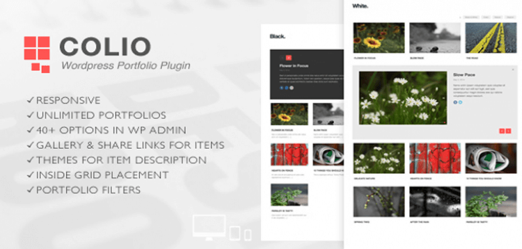 Item cover for download Colio - Responsive Portfolio Wordpress Plugin