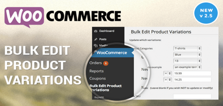 Item cover for download Woocommerce Bulk Edit Variable Products  Prices
