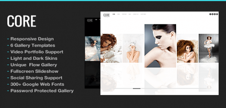 Item cover for download Core Minimalist Photography Portfolio
