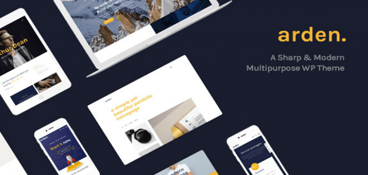 Item cover for download Arden - A Sharp  Modern Multipurpose WordPress Theme