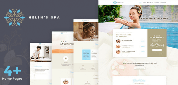 Item cover for download Helen's Spa - Beauty Spa, Health Spa  Wellness Theme