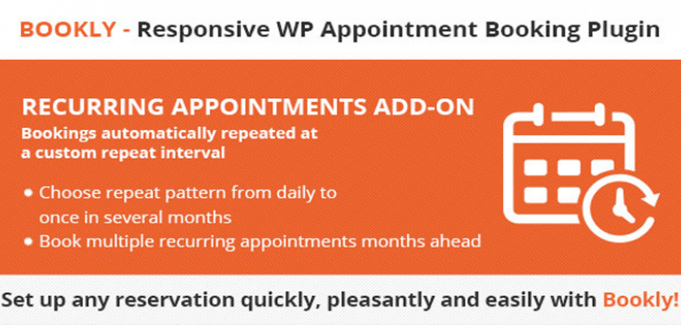 Item cover for download Bookly Recurring Appointments (Add-on)