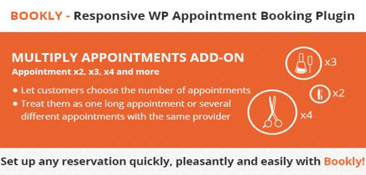 Item cover for download Bookly Multiply Appointments (Add-on)