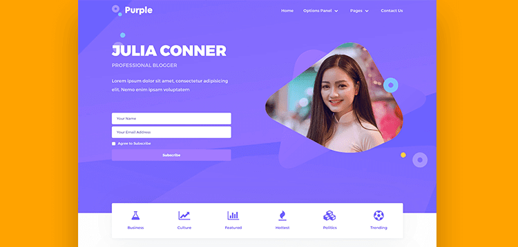 Item cover for download MyThemeShop Purple
