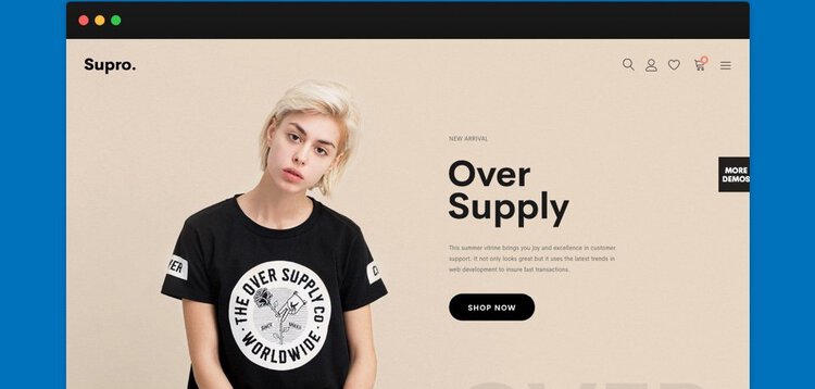 Item cover for download Supro – Minimalist Ajax WooCommerce WordPress Theme