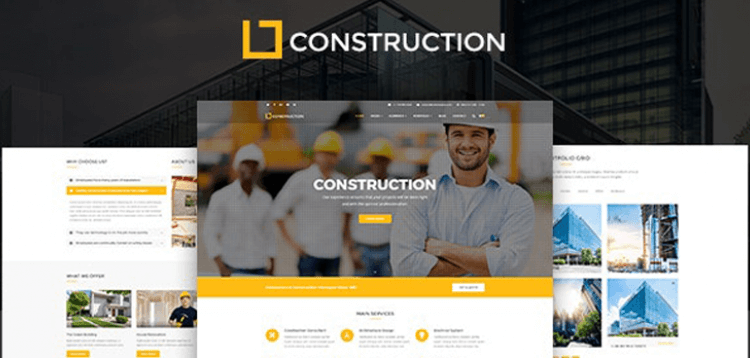 Item cover for download Construction - Business  Building Company WordPress Theme