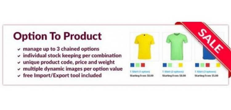 Item cover for download Option To Product