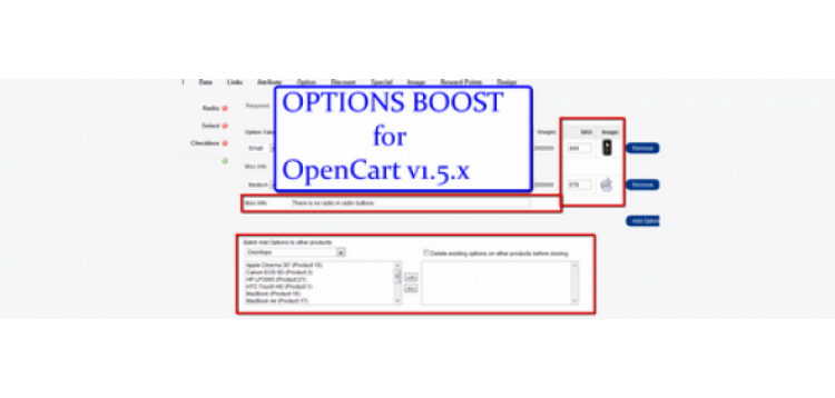 Item cover for download Options Boost extension OpenCart