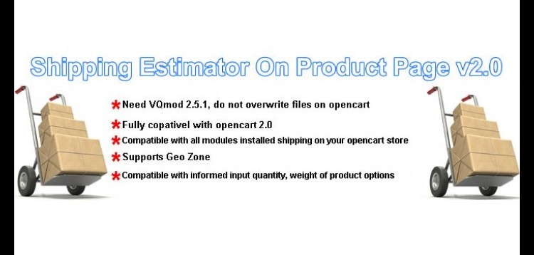 Download Shipping Estimator On Product Page For Opencart V2 0 Oc2 X Oc3 X