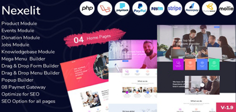 Item cover for download Nexelit - Multipurpose Website & Business Management System CMS