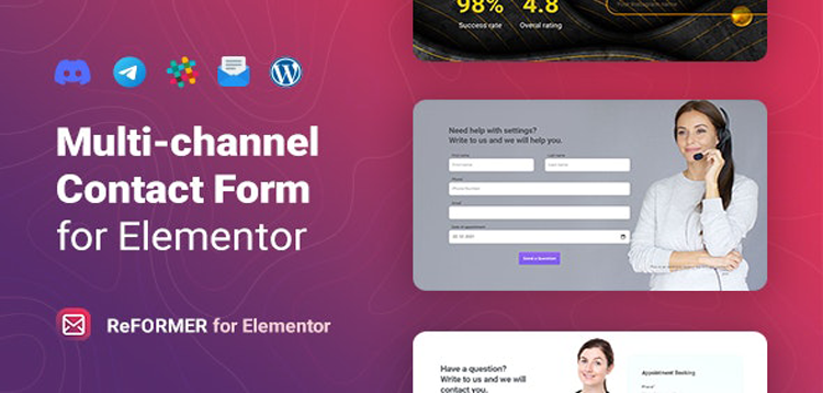 Item cover for download ReFormer – Multichannel Contact Form for Elementor