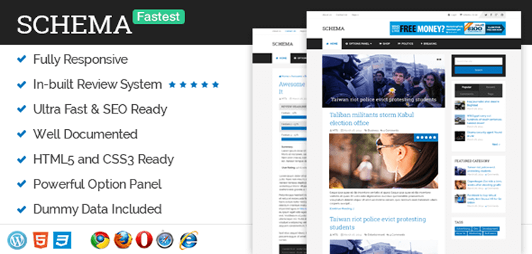 Item cover for download Mythemeshop Schema WordPress Theme