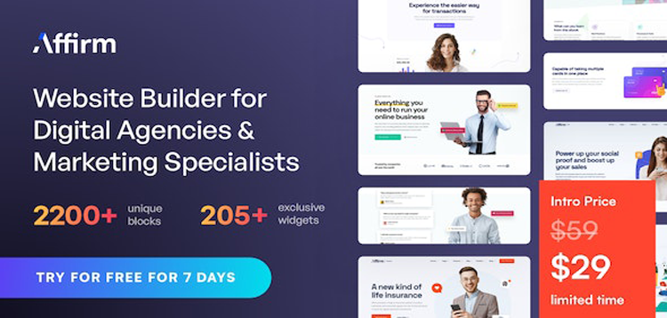 Item cover for download Affirm - Marketing & Digital Agency WordPress Theme