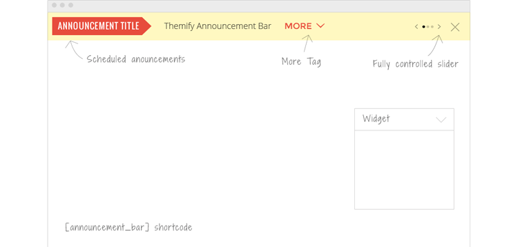 Item cover for download Themify – Announcement Bar
