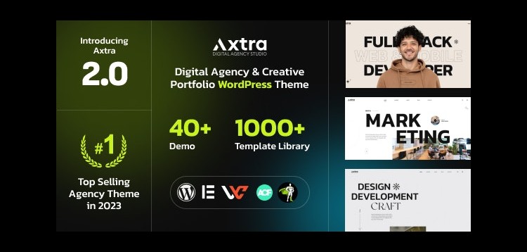 Item cover for download Axtra | Digital Agency Creative Portfolio Theme