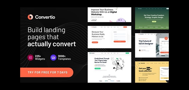 Item cover for download Convertio - Conversion Optimized Landing Page Theme